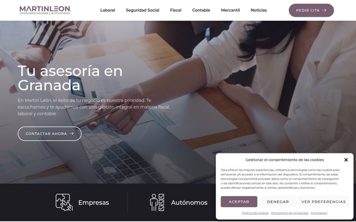 Screenshot of martinleongse.es