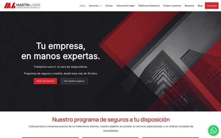 Screenshot of martinlinde.es