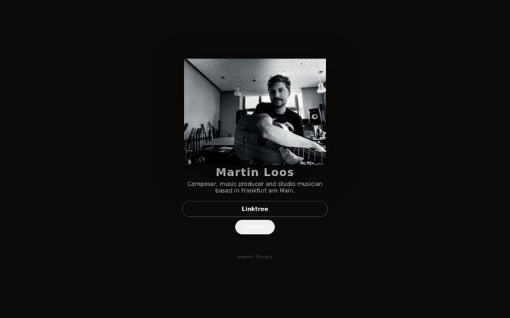 Screenshot of martinloos.de