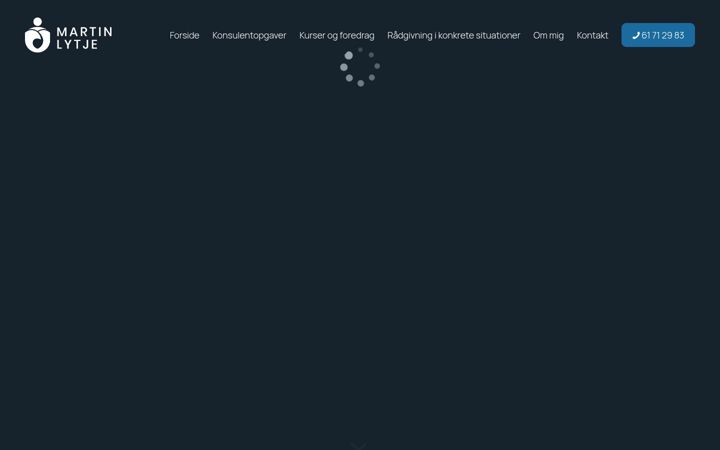 Screenshot of martinlytje.dk