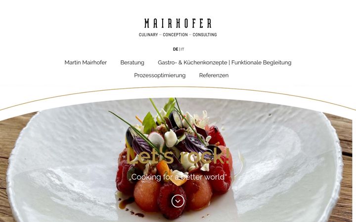 Screenshot of martinmairhofer.it