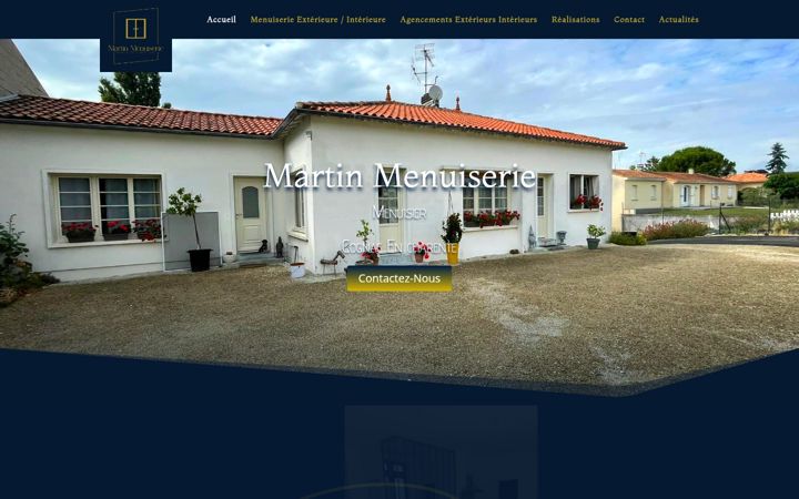 Screenshot of martinmenuiserie-menuisier-cognac-charente.fr