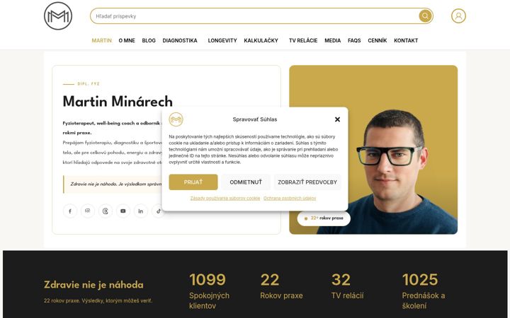 Screenshot of martinminarech.sk