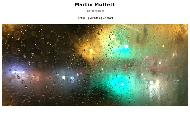 Screenshot of martinmoffett.com
