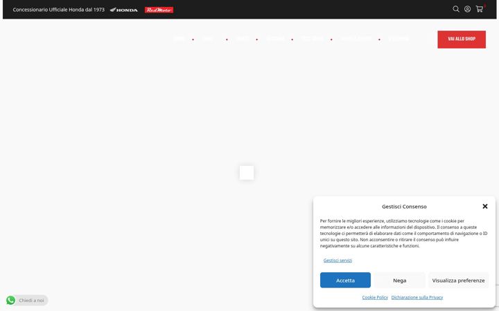 Screenshot of martinomoto.it