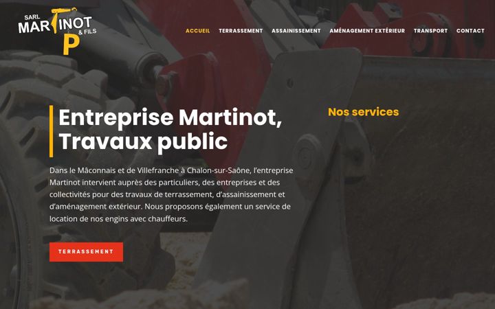 Screenshot of martinot-tp.fr