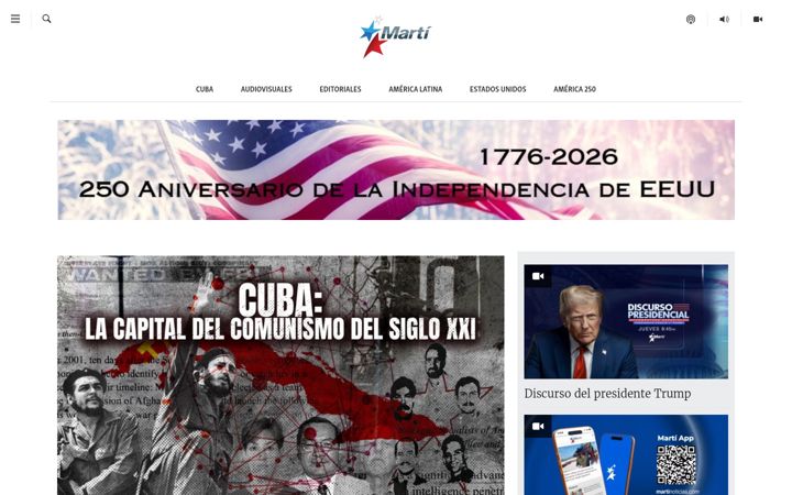 Screenshot of martinoticias.com