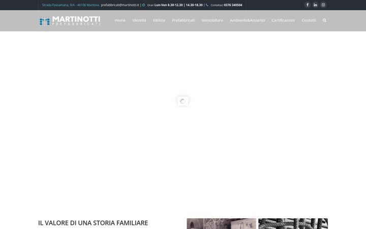 Screenshot of martinotti.it
