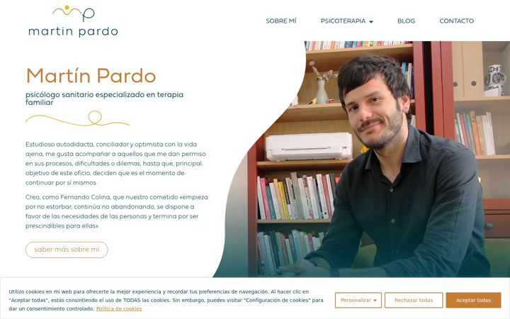 Screenshot of martinpardo.com