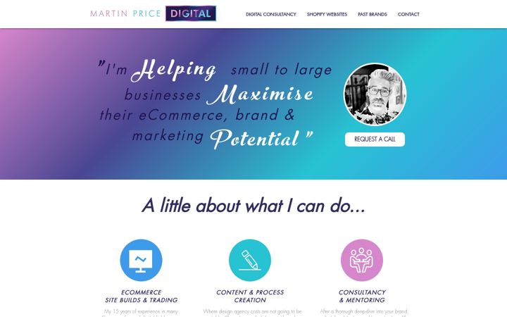 Screenshot of martinpricedigital.com