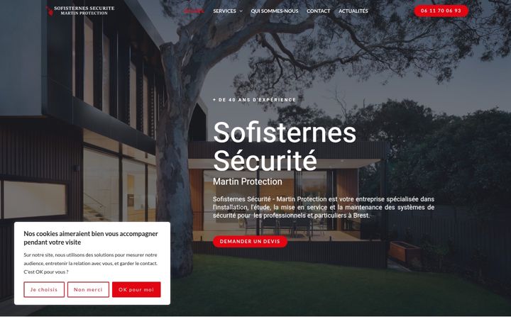 Screenshot of martinprotection.fr