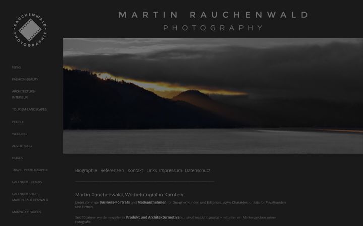 Screenshot of martinrauchenwald.com