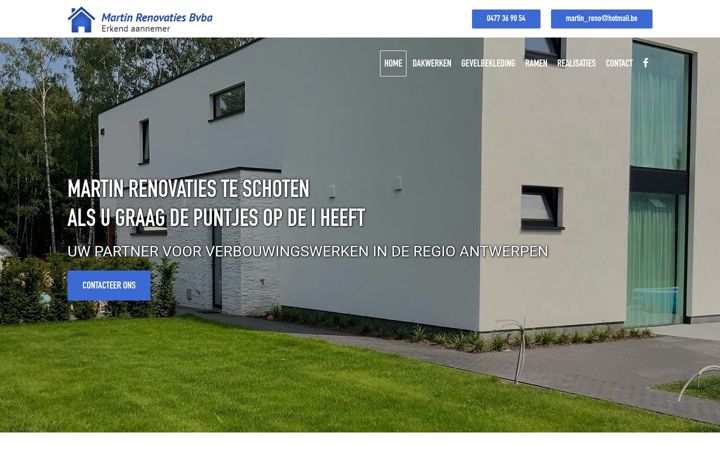 Screenshot of martinrenovaties.be