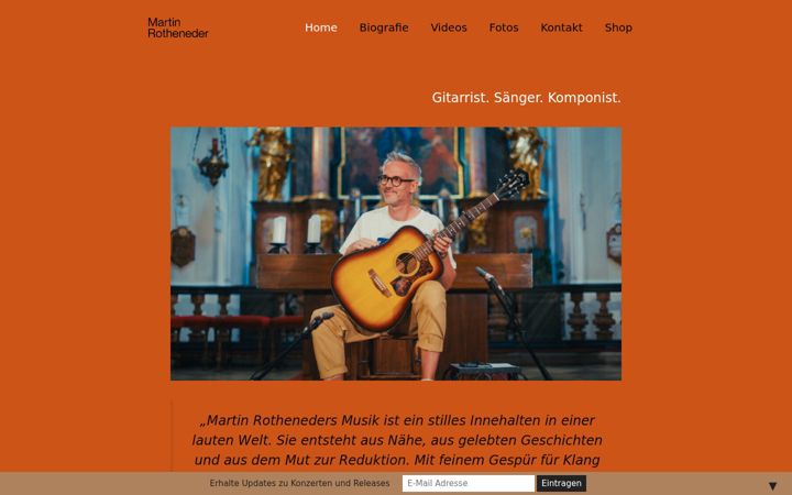 Screenshot of martinrotheneder.com