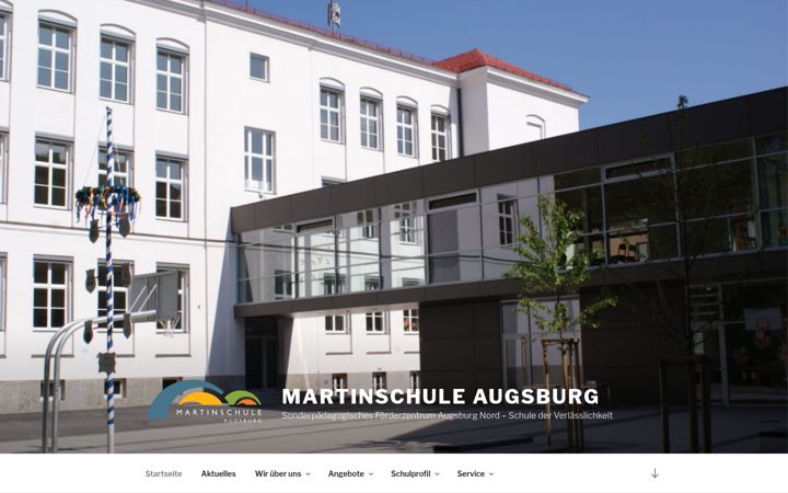 Screenshot of martinschule.de