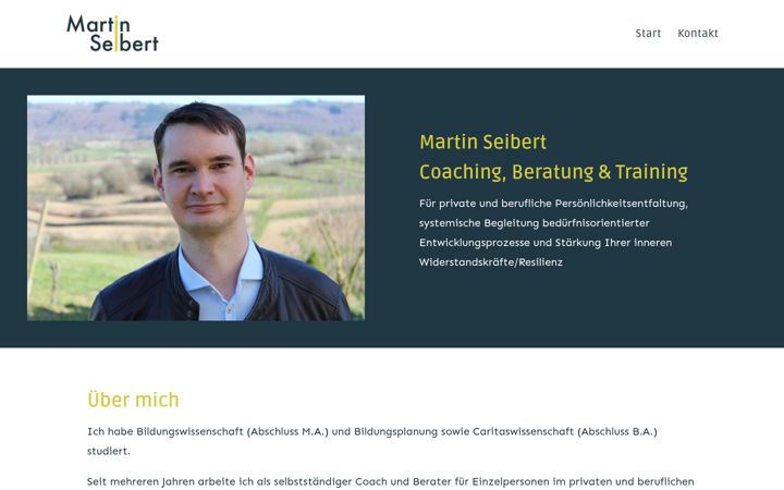 Screenshot of martinseibert.de