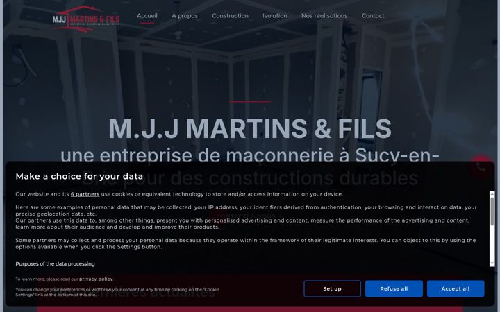 Screenshot of martinsetfils.com