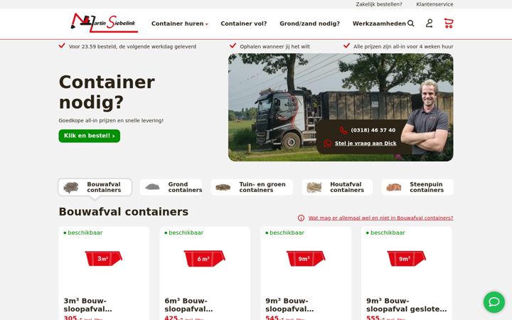 Screenshot of martinsiebelink.nl