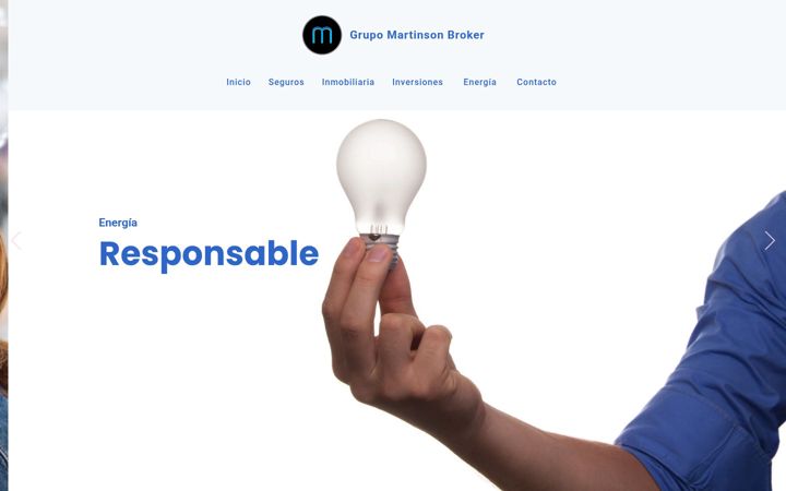 Screenshot of martinsonbroker.com