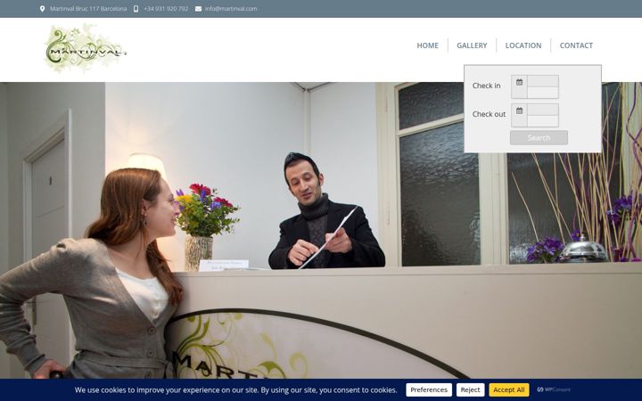 Screenshot of martinval.com
