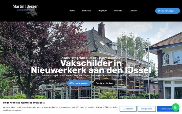 Screenshot of martinvanbiezen.nl