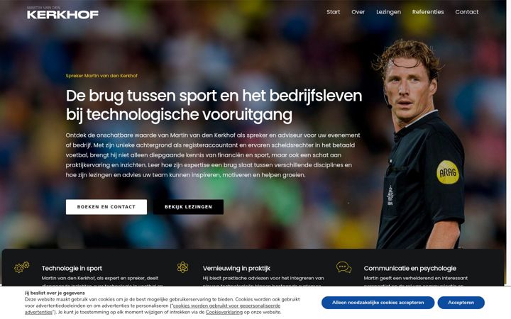 Screenshot of martinvandenkerkhof.nl