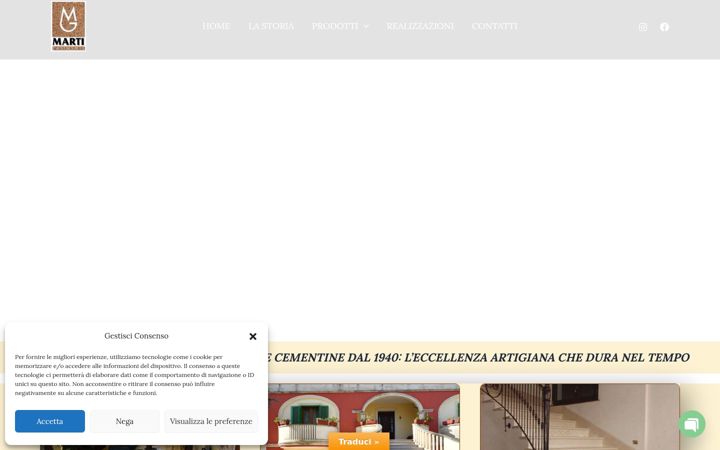Screenshot of martipavimenti.com