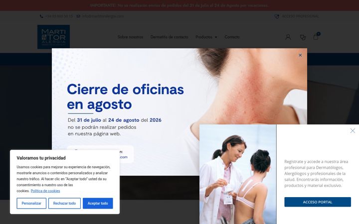 Screenshot of martitoralergia.es