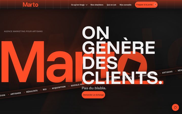 Screenshot of marto-agency.fr