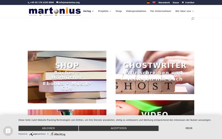 Screenshot of martonius.org