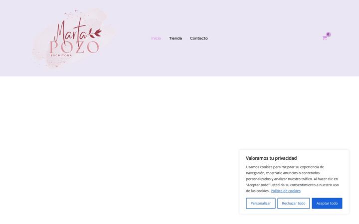 Screenshot of marttapozzo.com