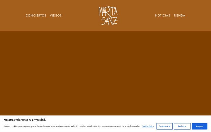 Screenshot of marttasanz.es