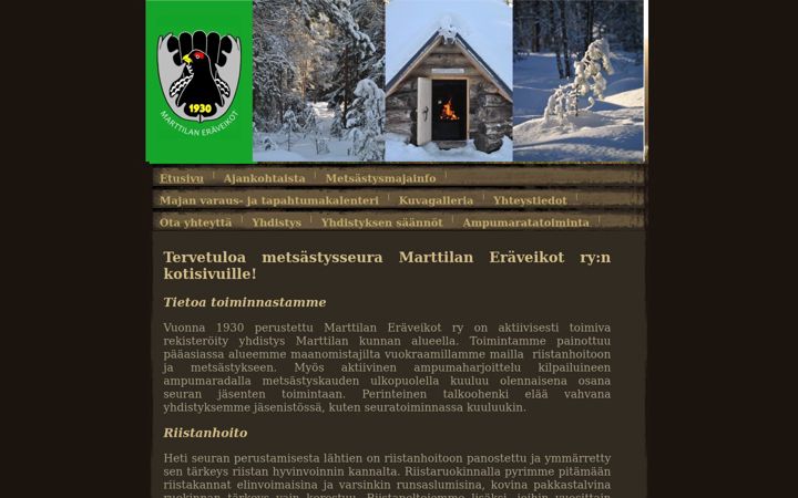 Screenshot of marttilaneraveikot.net