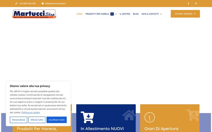Screenshot of martuccishop.it