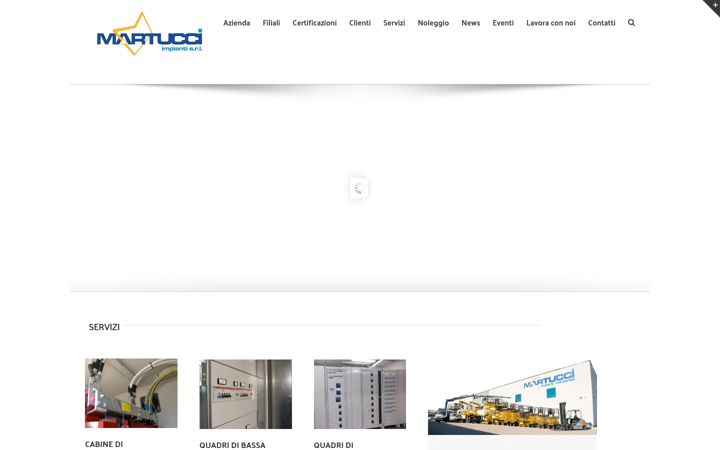 Screenshot of martuccisrl.com