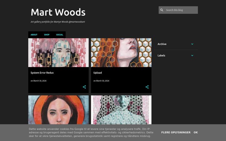 Screenshot of martwoods.com