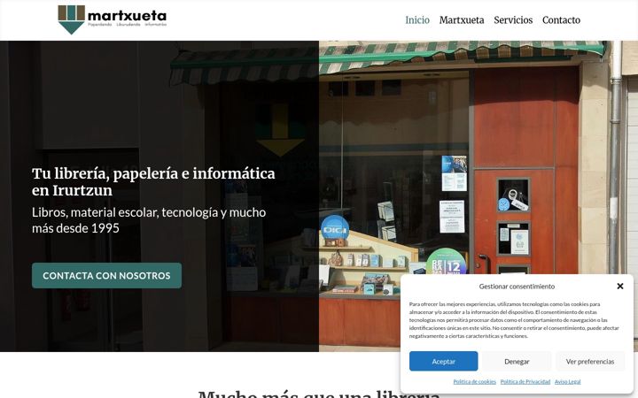 Screenshot of martxuetadenda.com