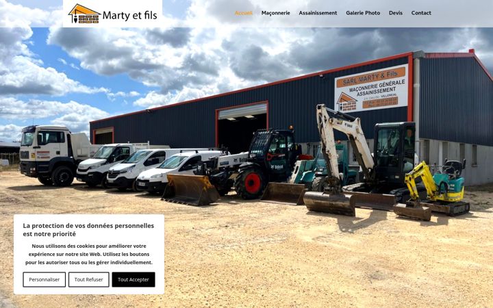 Screenshot of martyetfils-villereal.fr