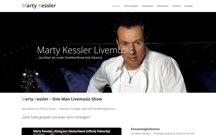 Screenshot of martykessler.de