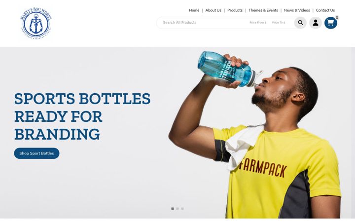 Screenshot of martyspromo.com