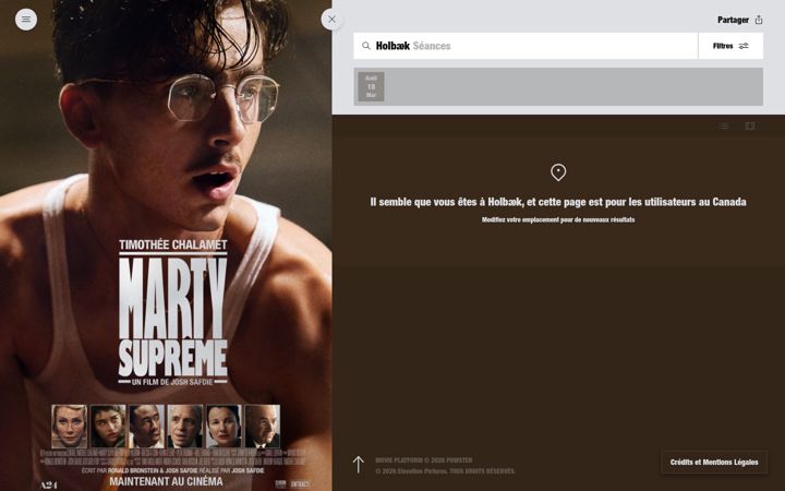 Screenshot of martysupreme-lefilm.com