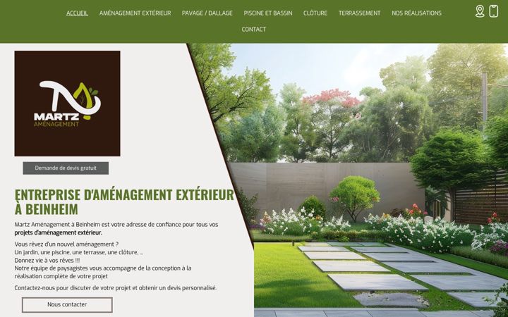 Screenshot of martzamenagement.fr
