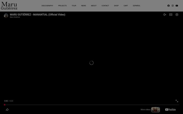 Screenshot of marugutierrez.com