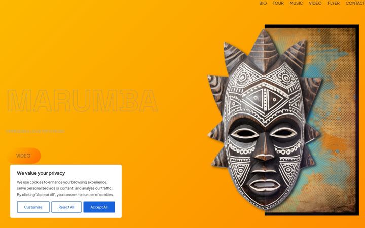 Screenshot of marumba.it