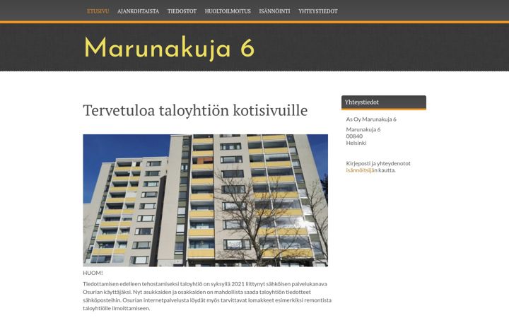 Screenshot of marunakuja6.fi
