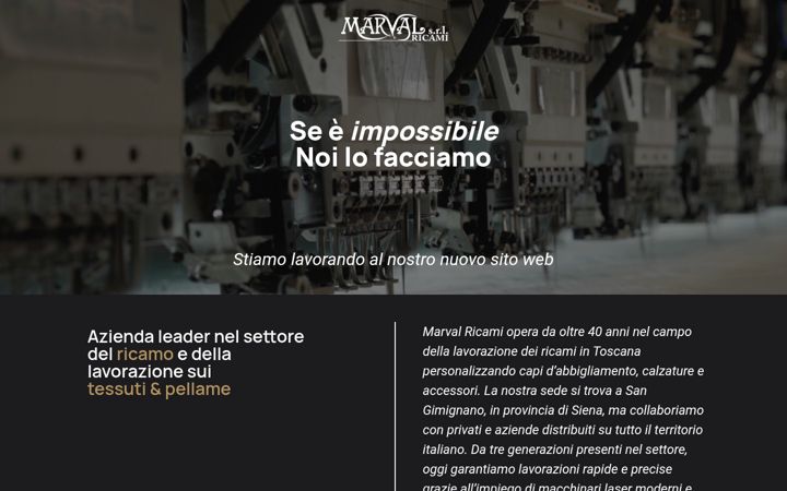 Screenshot of marvalricami.com