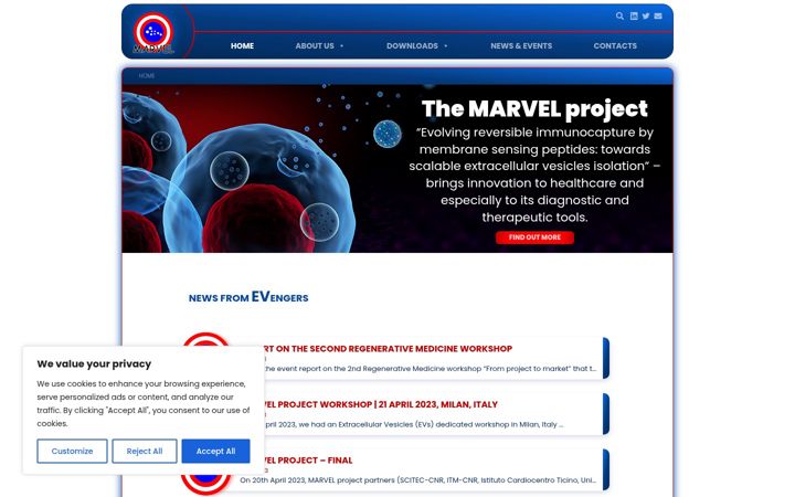 Screenshot of marvel-fet.eu