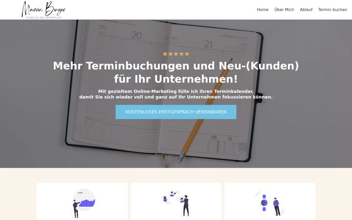 Screenshot of marvin-binger.de