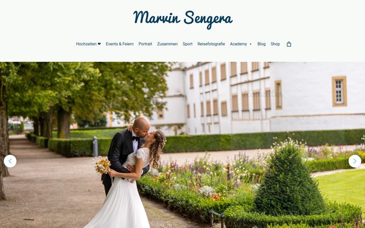 Screenshot of marvin-sengera.de