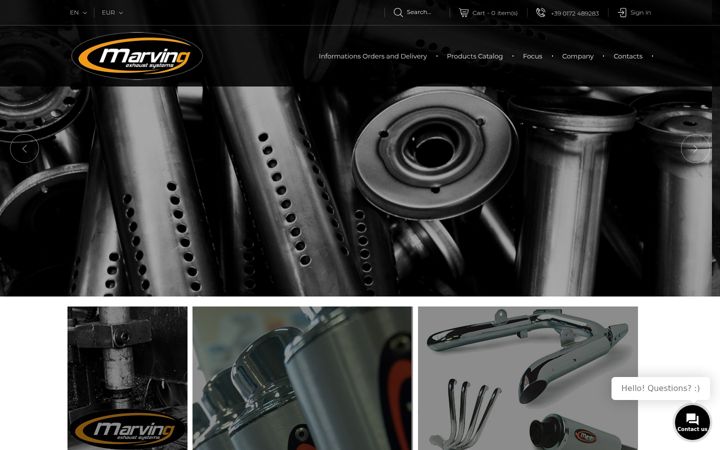 Screenshot of marving.com
